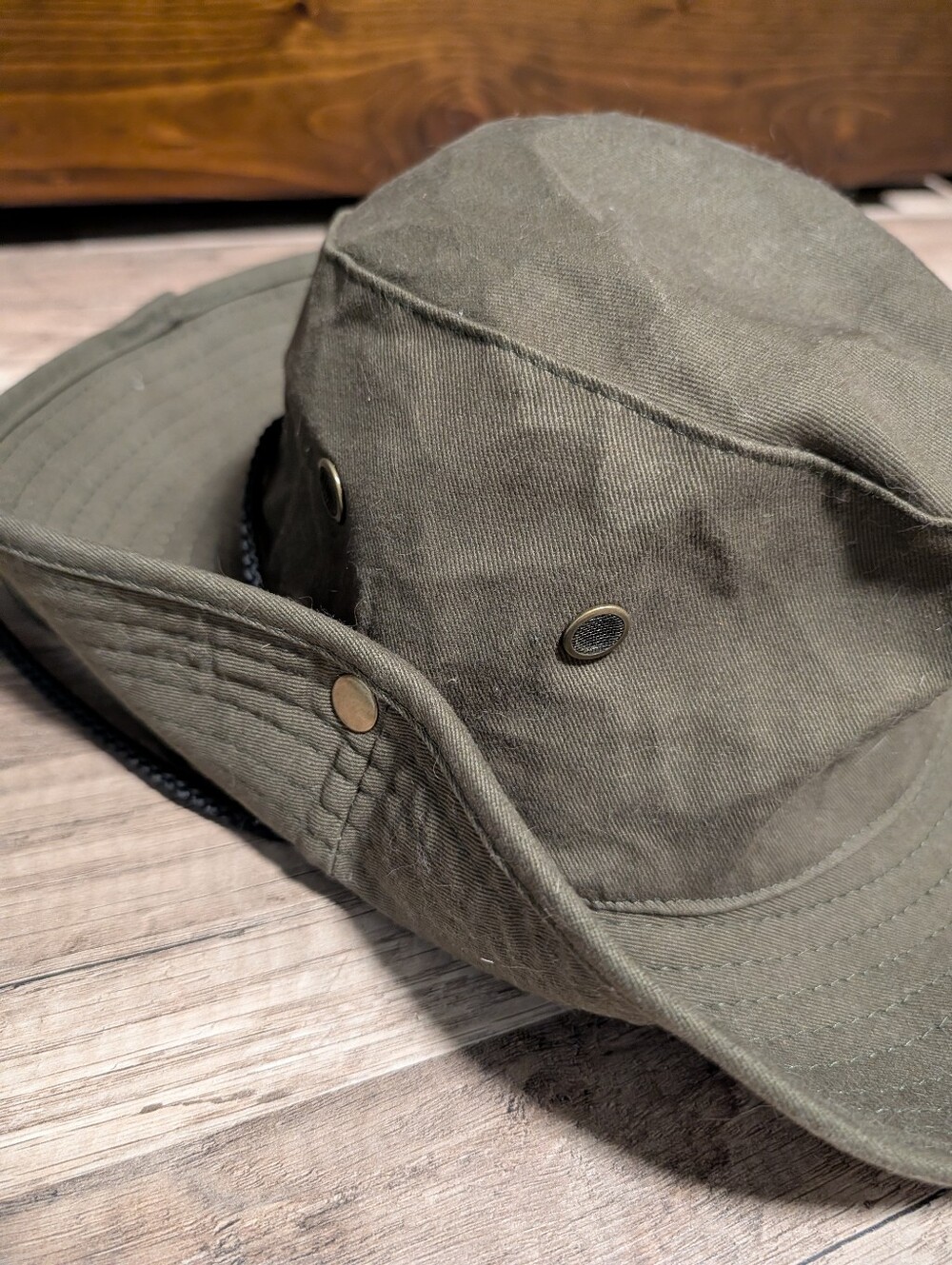 Olive Green Canvas Boonie Hat